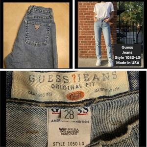 ​💎  90s GUESS JEANS. Jeans Style 1050-LG ​Made in the USA 🇺🇸